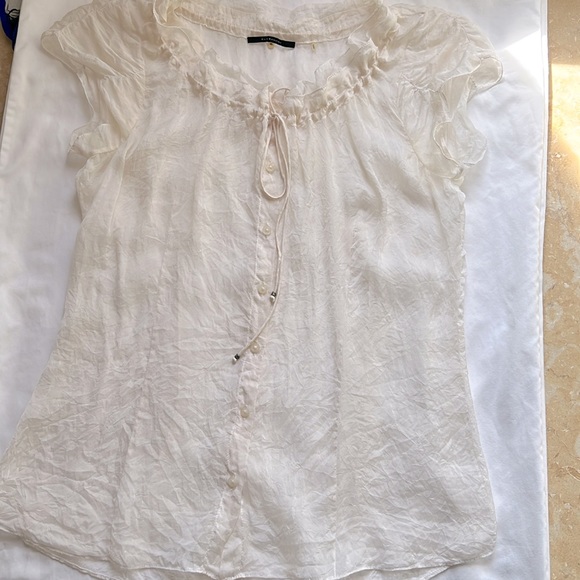 Elie Tahari Chiffon Blouse & Camisole - Picture 5 of 15